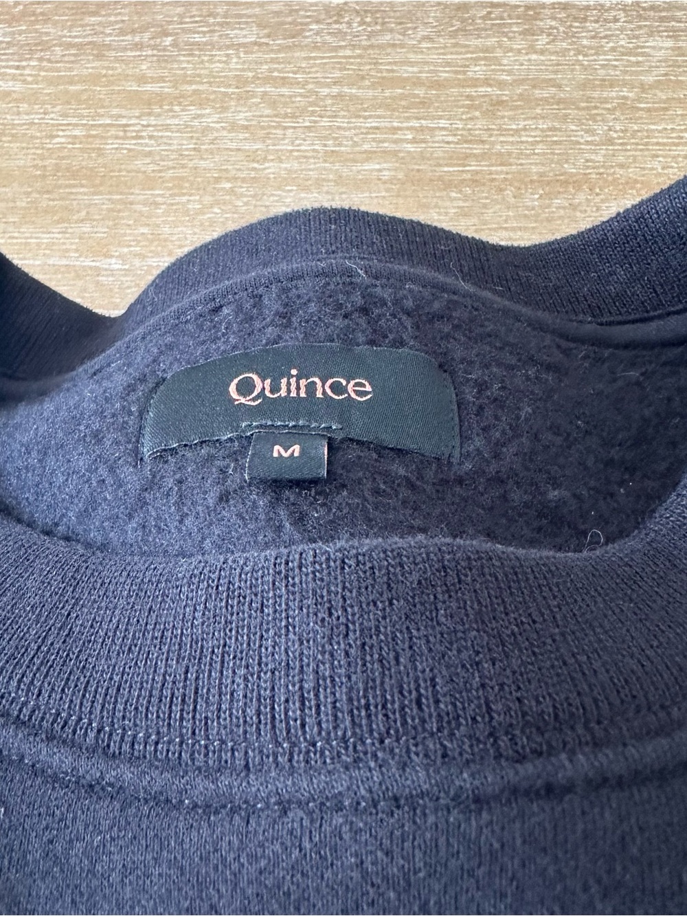 Quince Black Crewneck Sweater - Picture 2 of 5